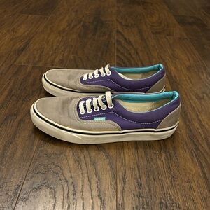 Vans Era Two-Tone Purple Gray Low-Cut Lace-Up Sneakers Unisex Womens 8.5 Mens 7